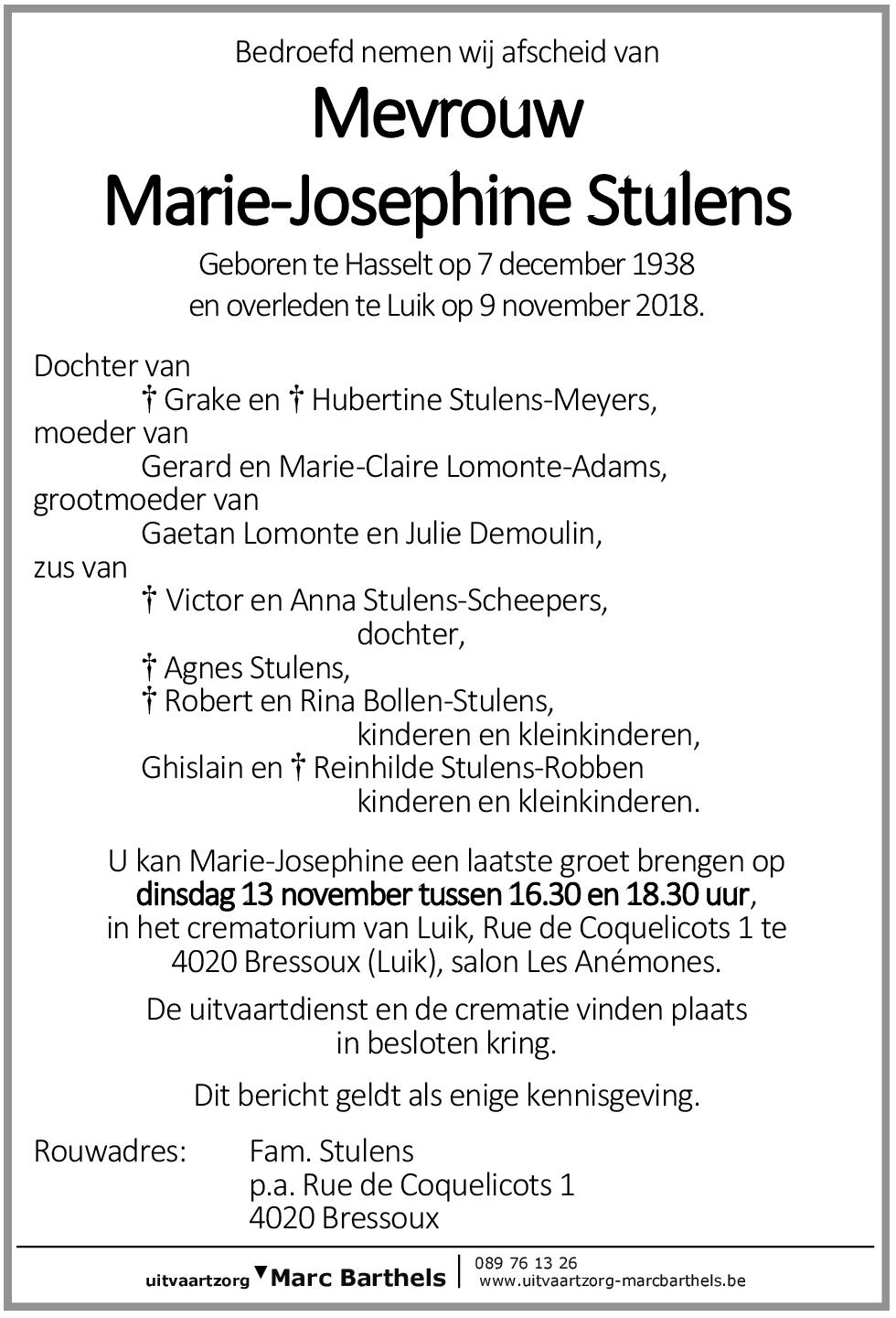 Marie-Josephine Stulens