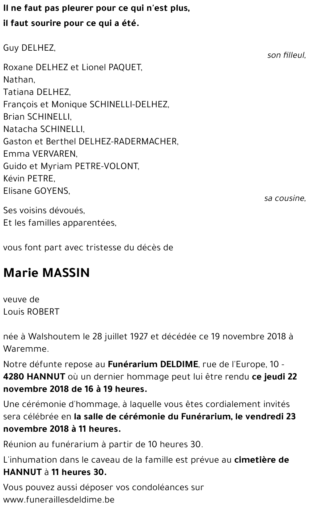 Marie MASSIN