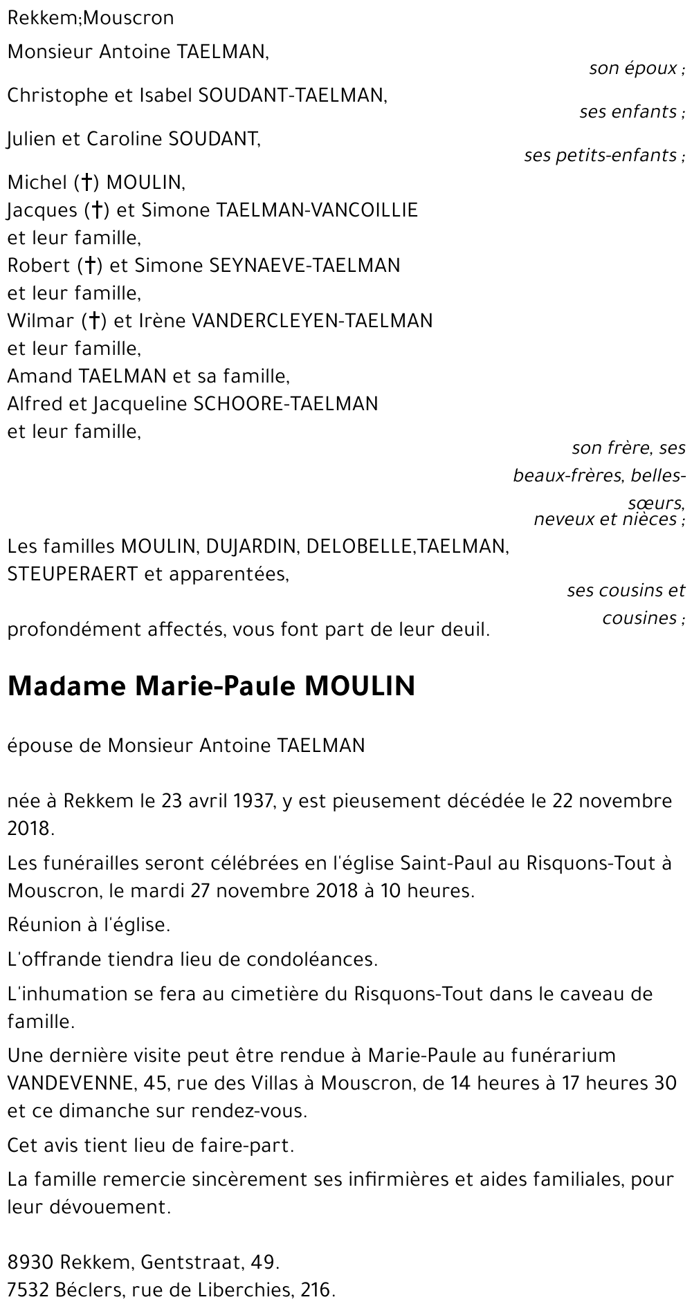 Marie-Paule MOULIN