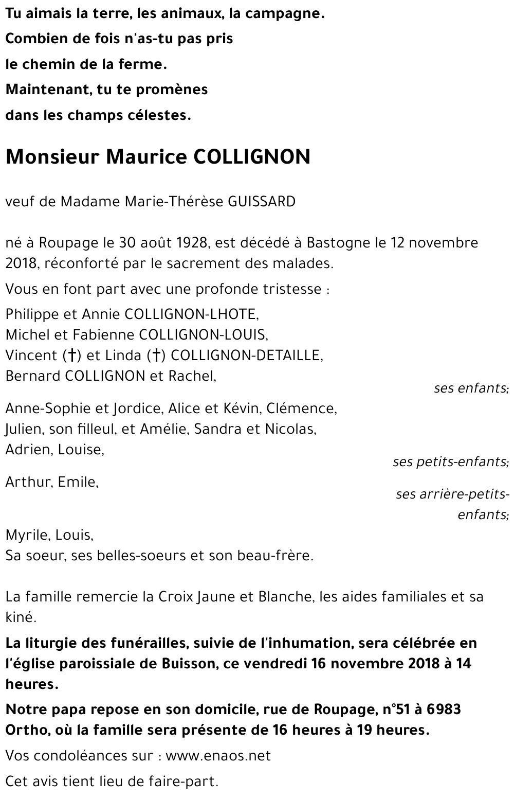 Maurice COLLIGNON