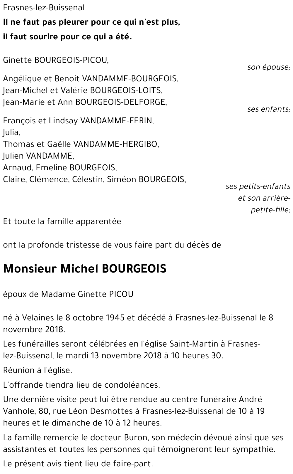 Michel BOURGEOIS