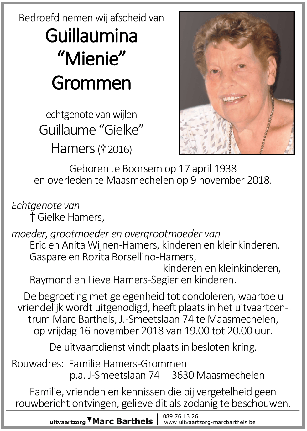 Mienie Grommen