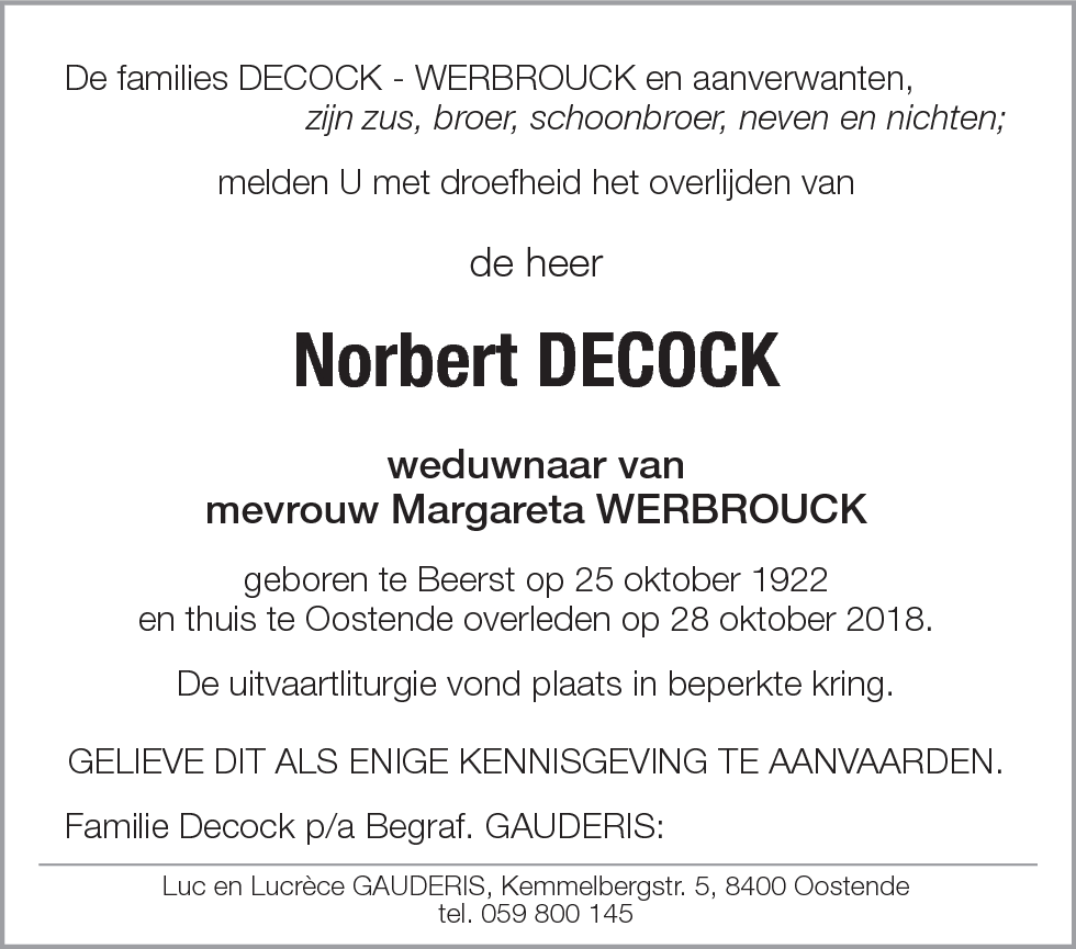 Norbert Decock