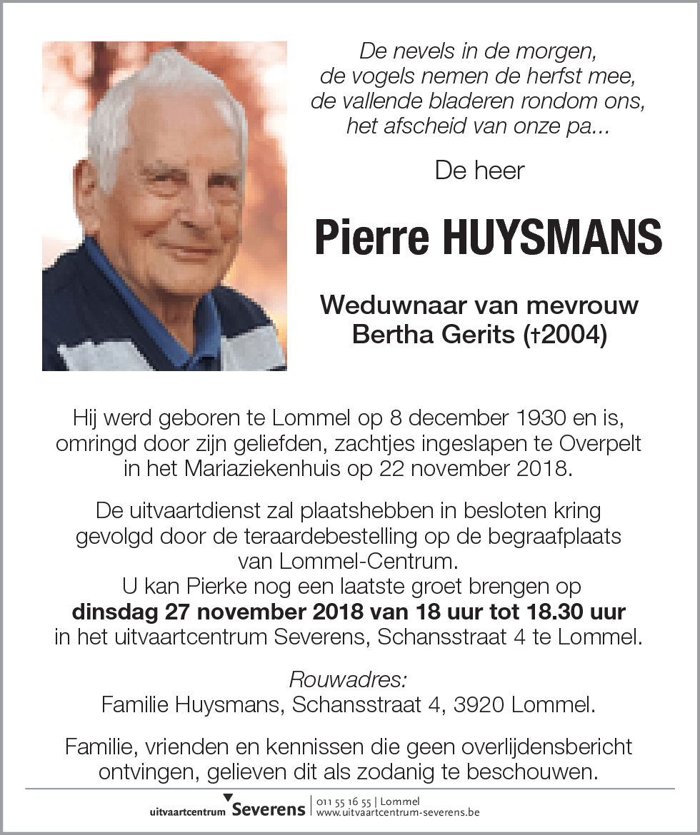 Pierre Huysmans