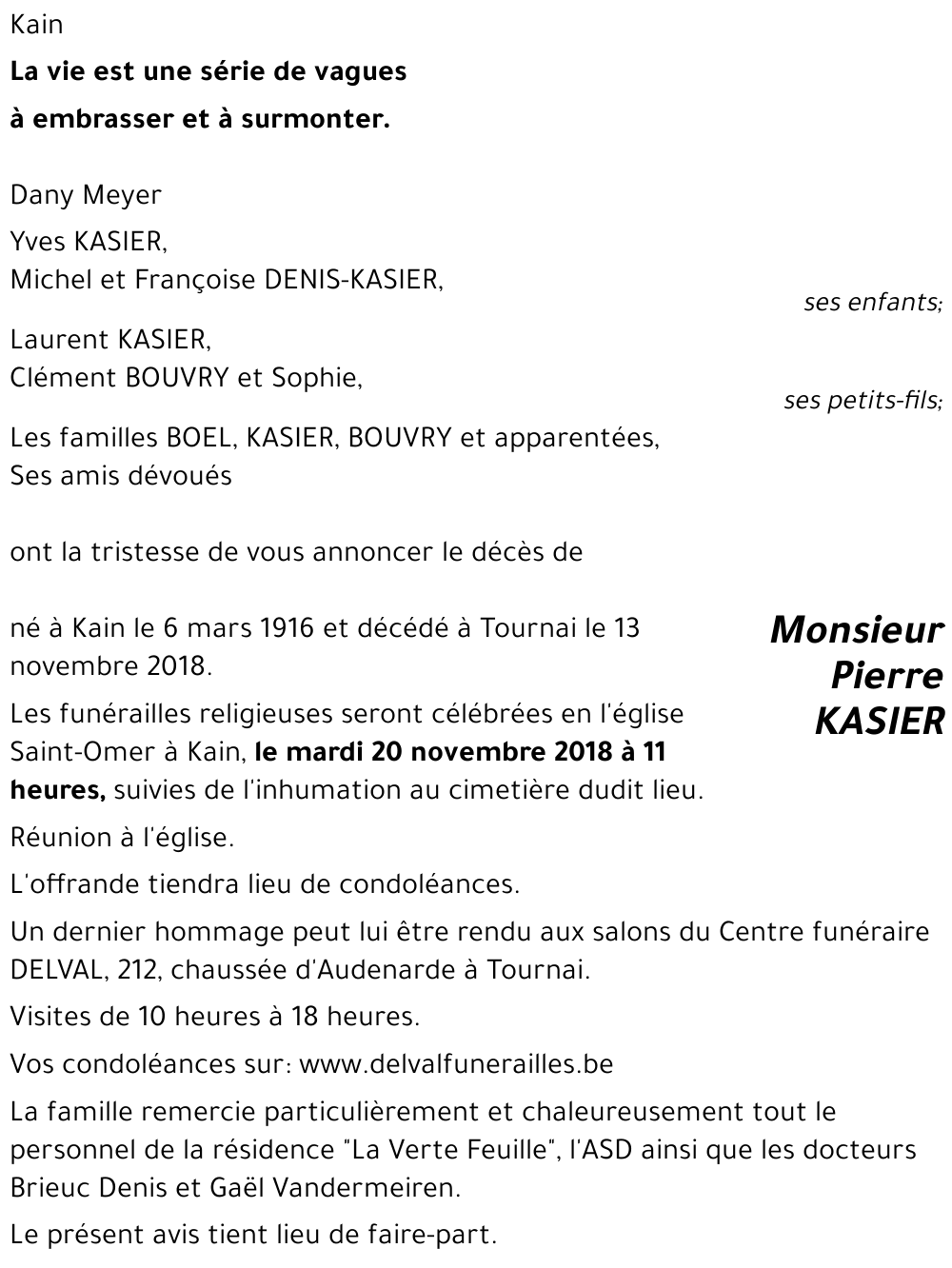 Pierre KASIER