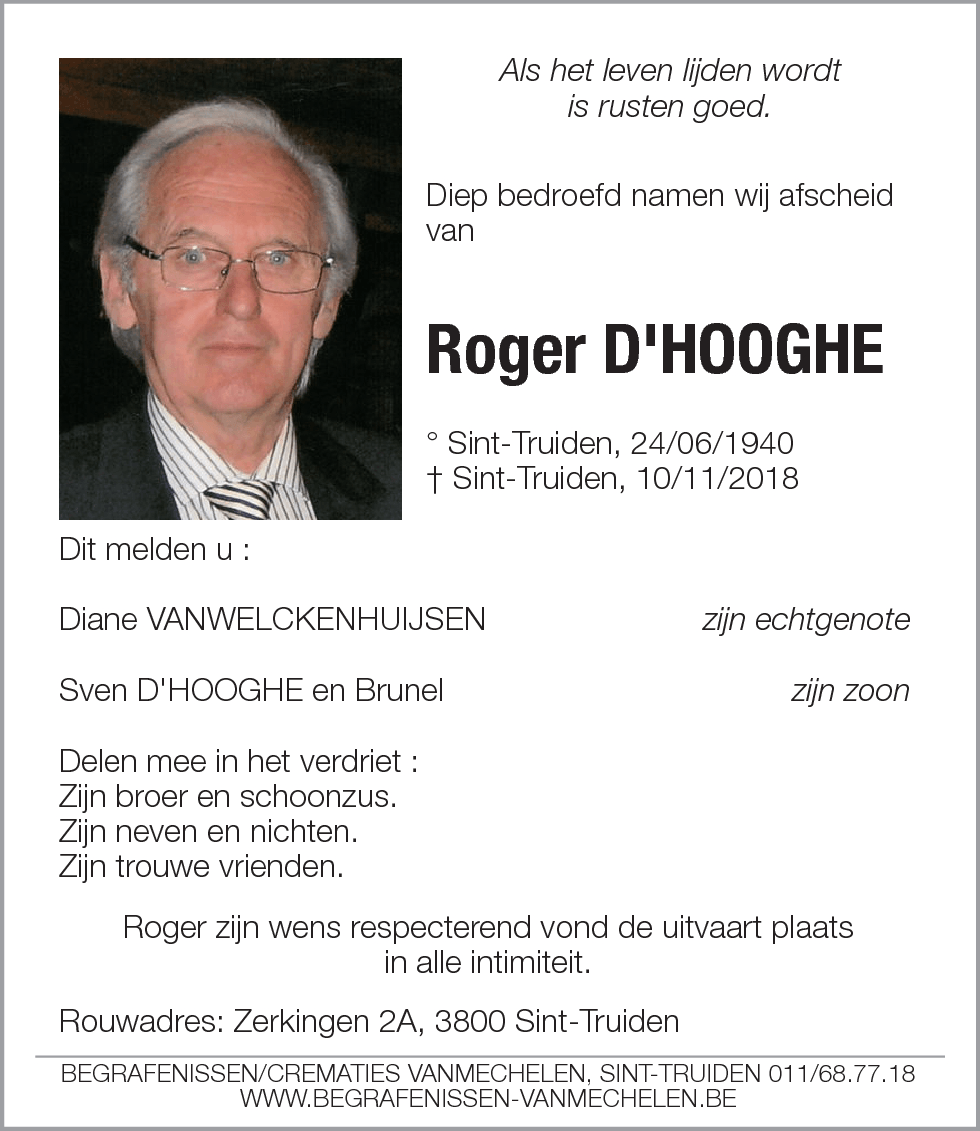 Roger D'HOOGHE
