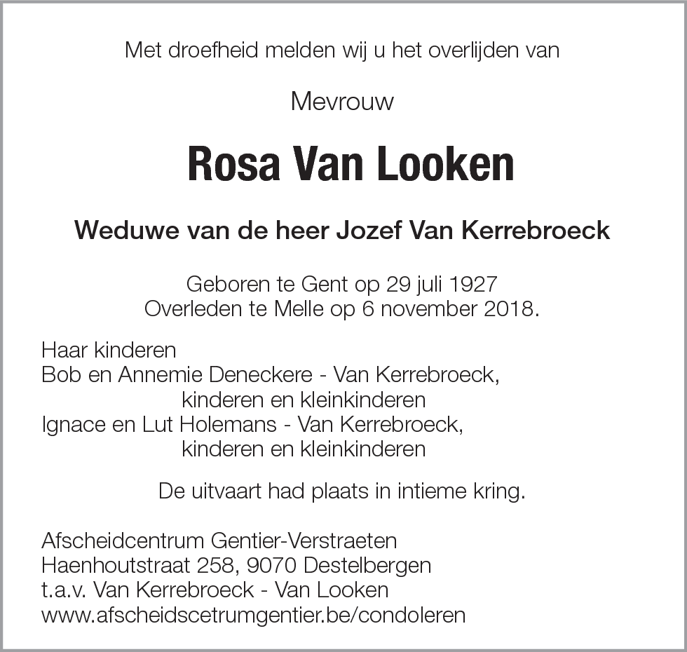 Rosa Van Looken