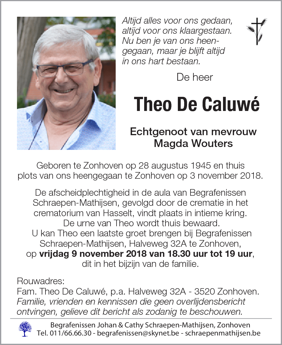 Theo De Caluwé