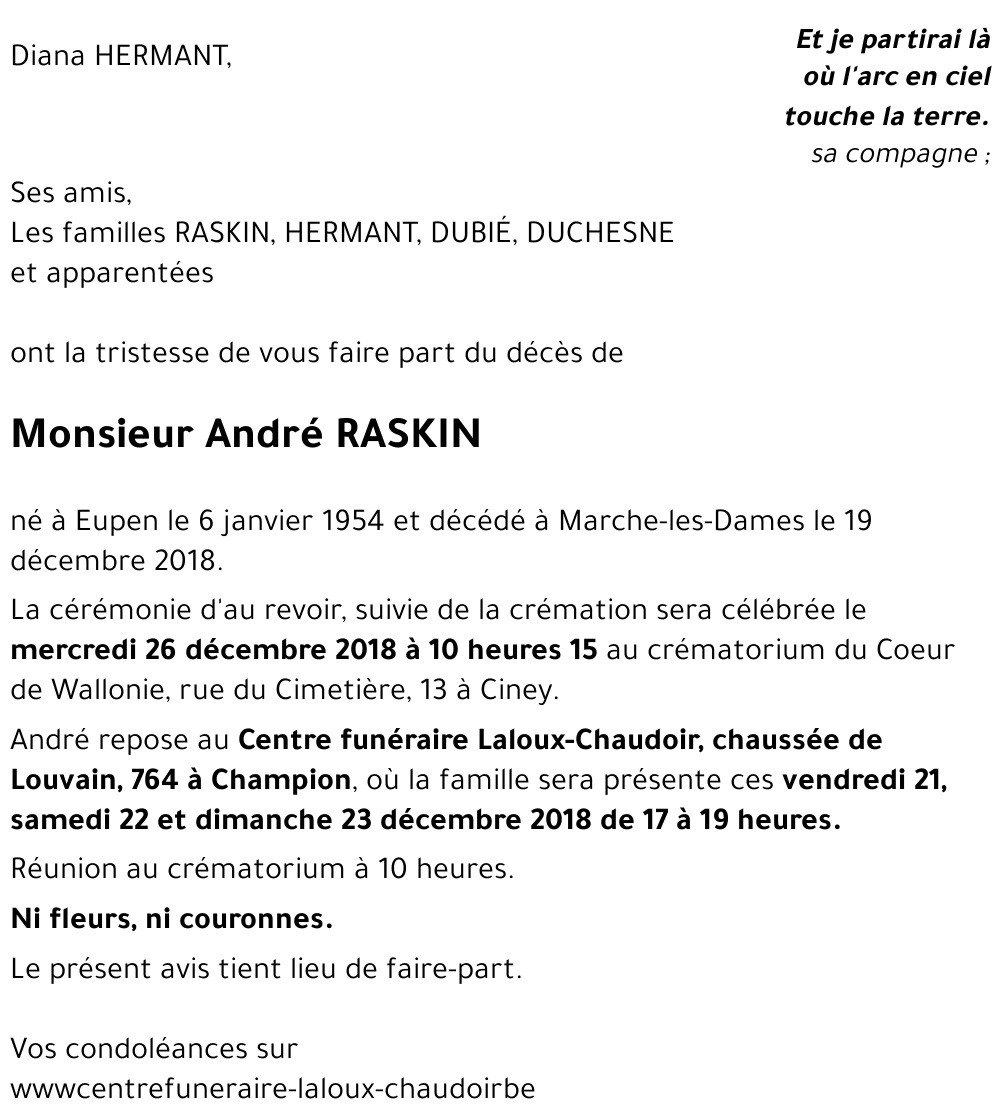 André RASKIN