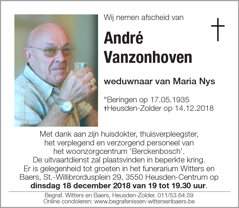 André Vanzonhoven