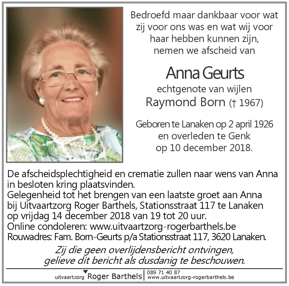 Anna Geurts