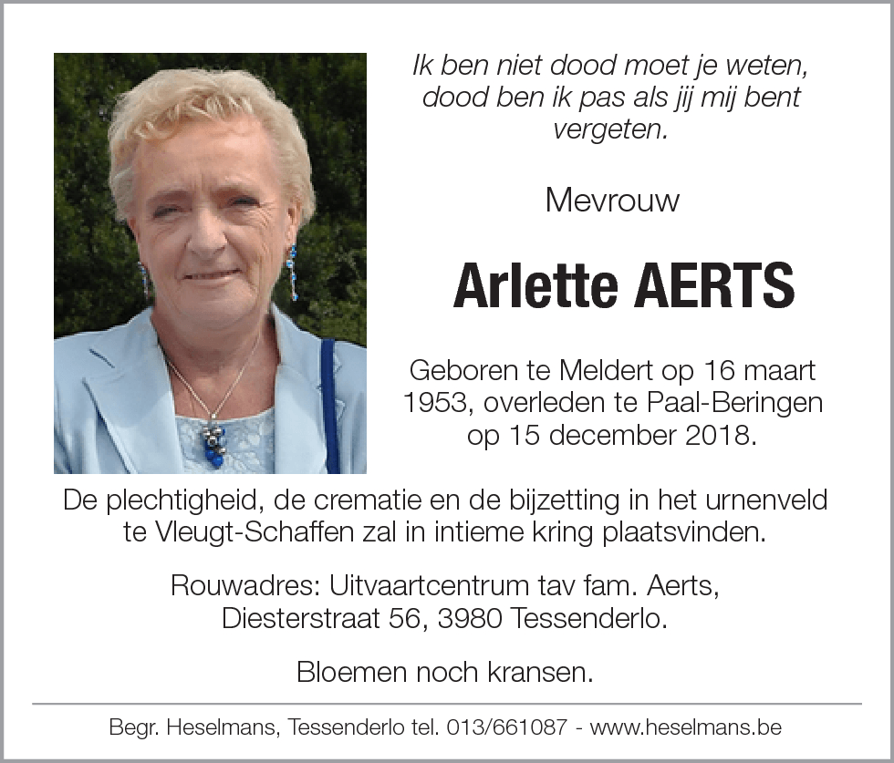 Arlette Aerts