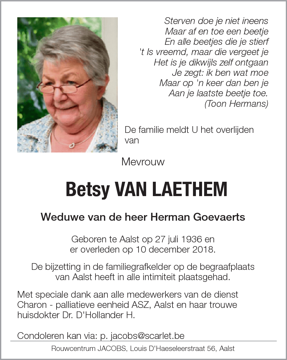 Betsy Van Laethem