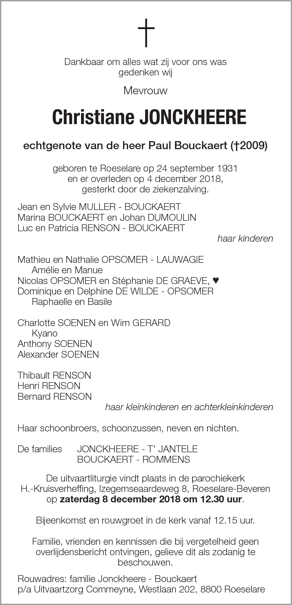 Christiane Jonckheere