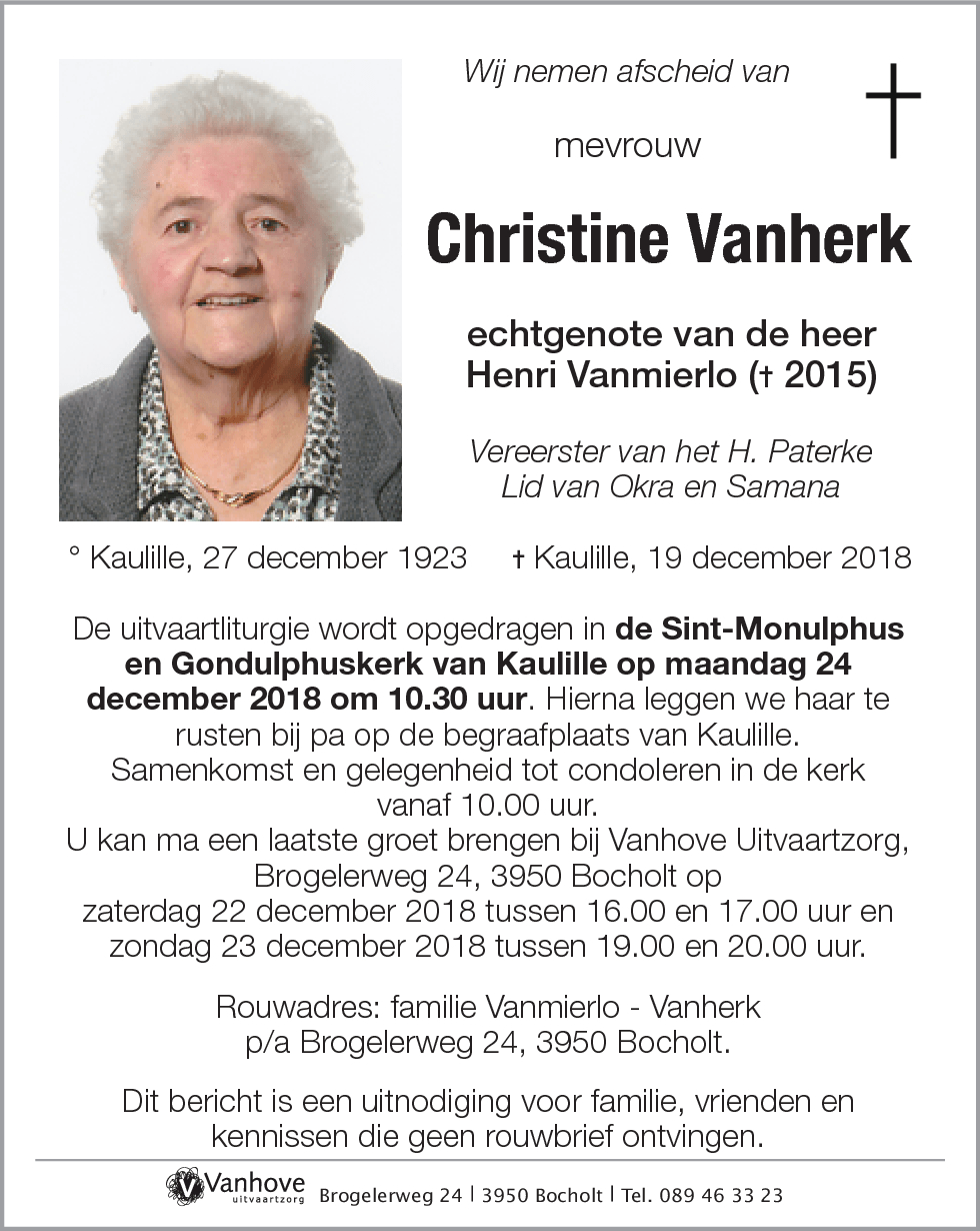 Christine Vanherk