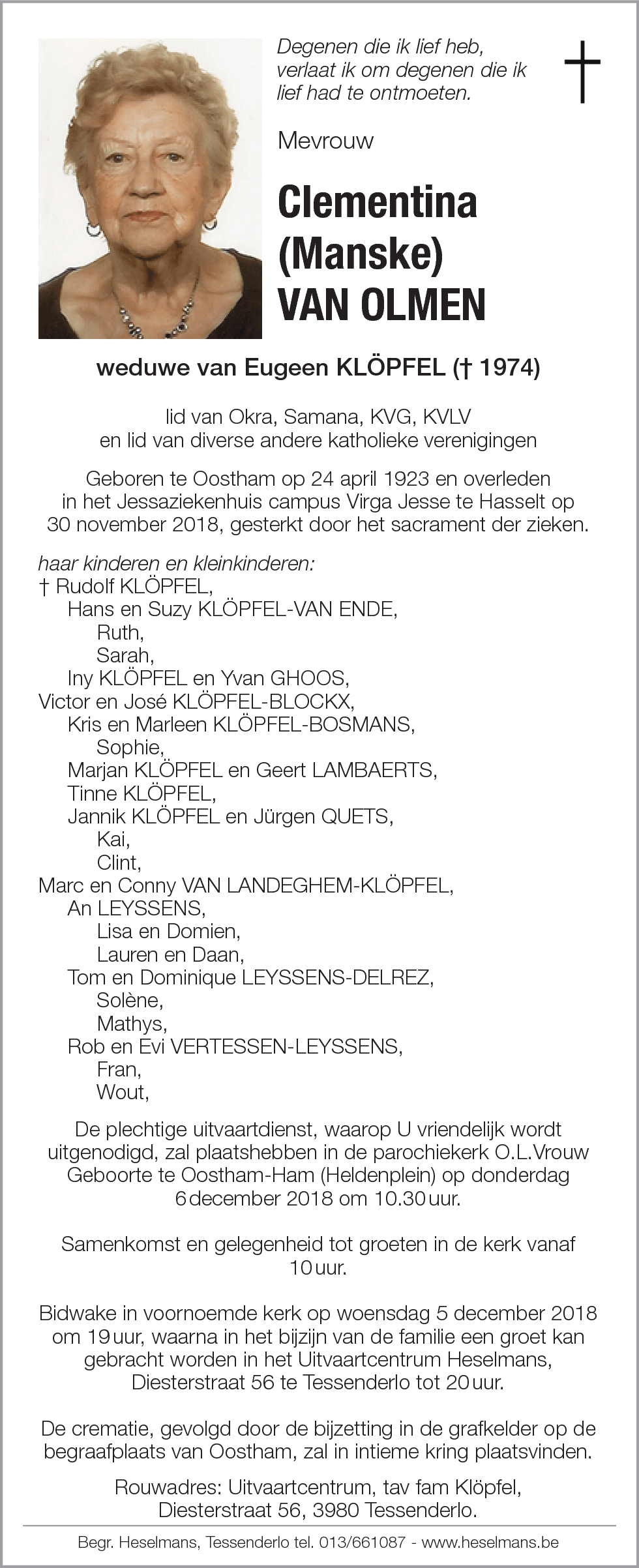 Clementina Van Olmen