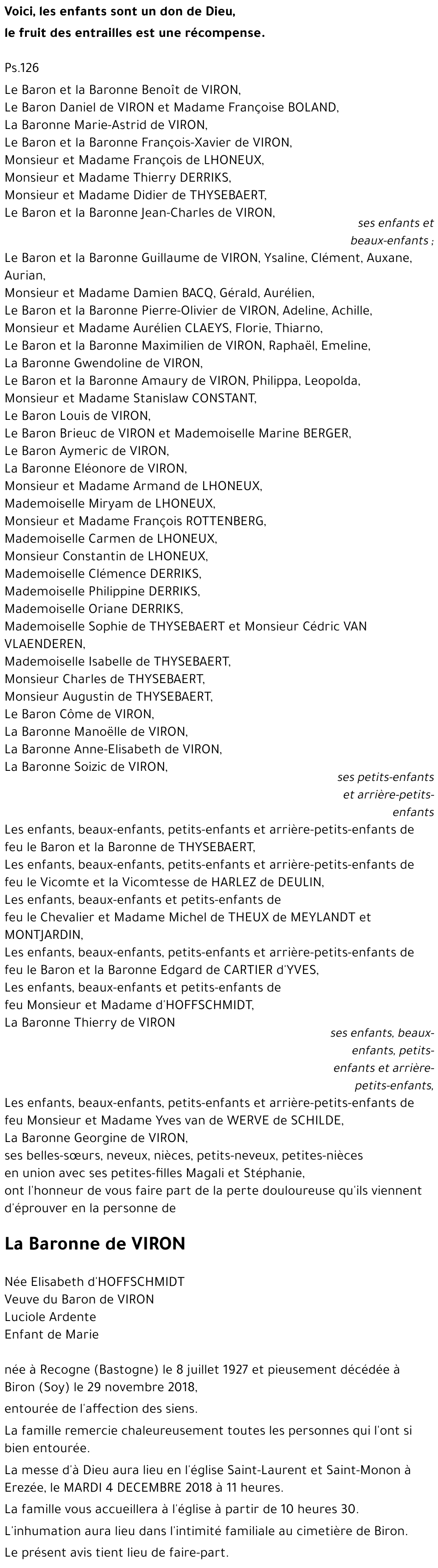 Elisabeth d'HOFFSCHMIDT