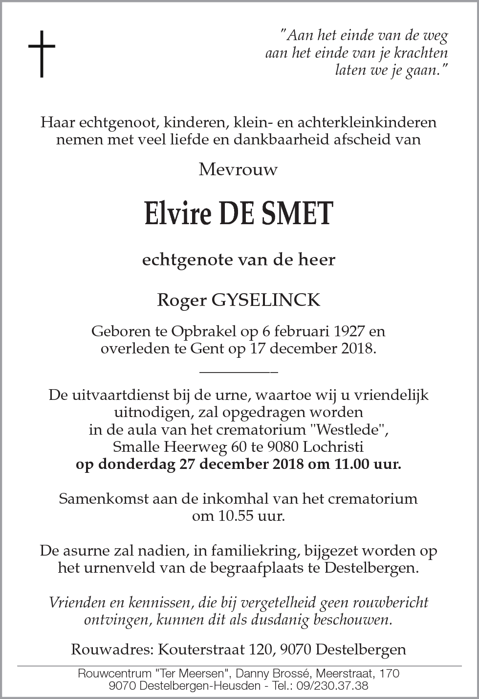 Elvire DE SMET
