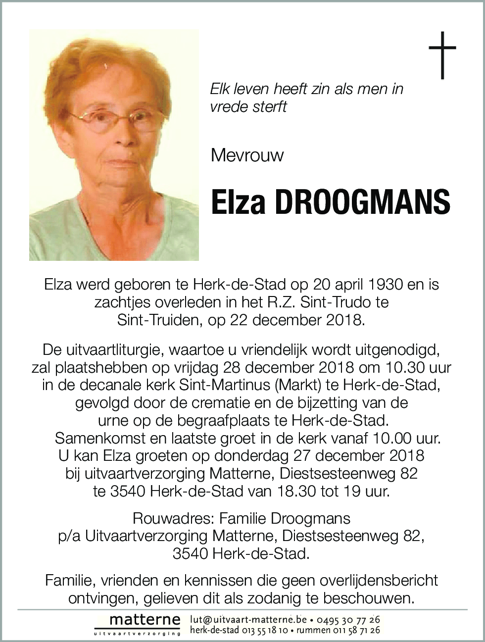 Elza Droogmans