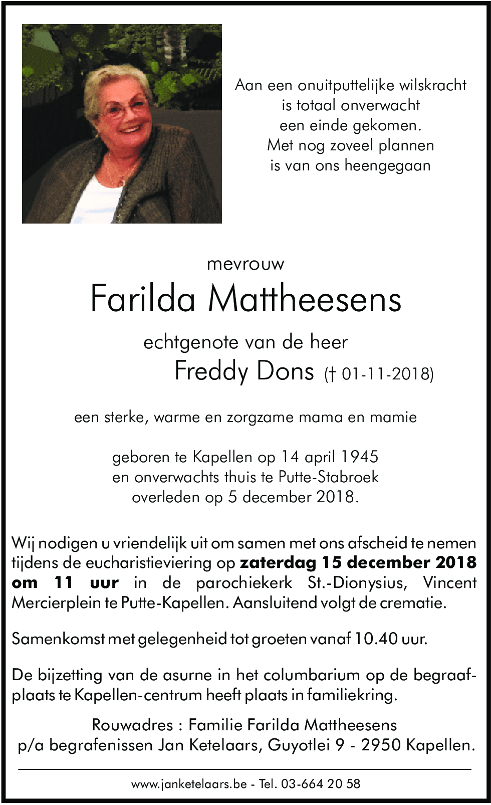 Farilda Mattheesens