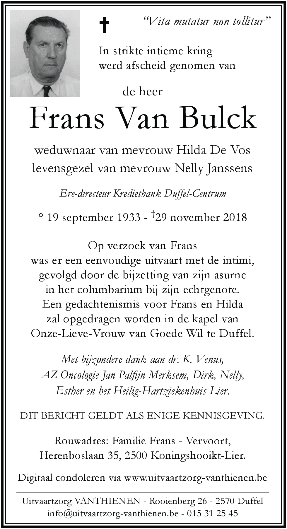 Frans Van Bulck