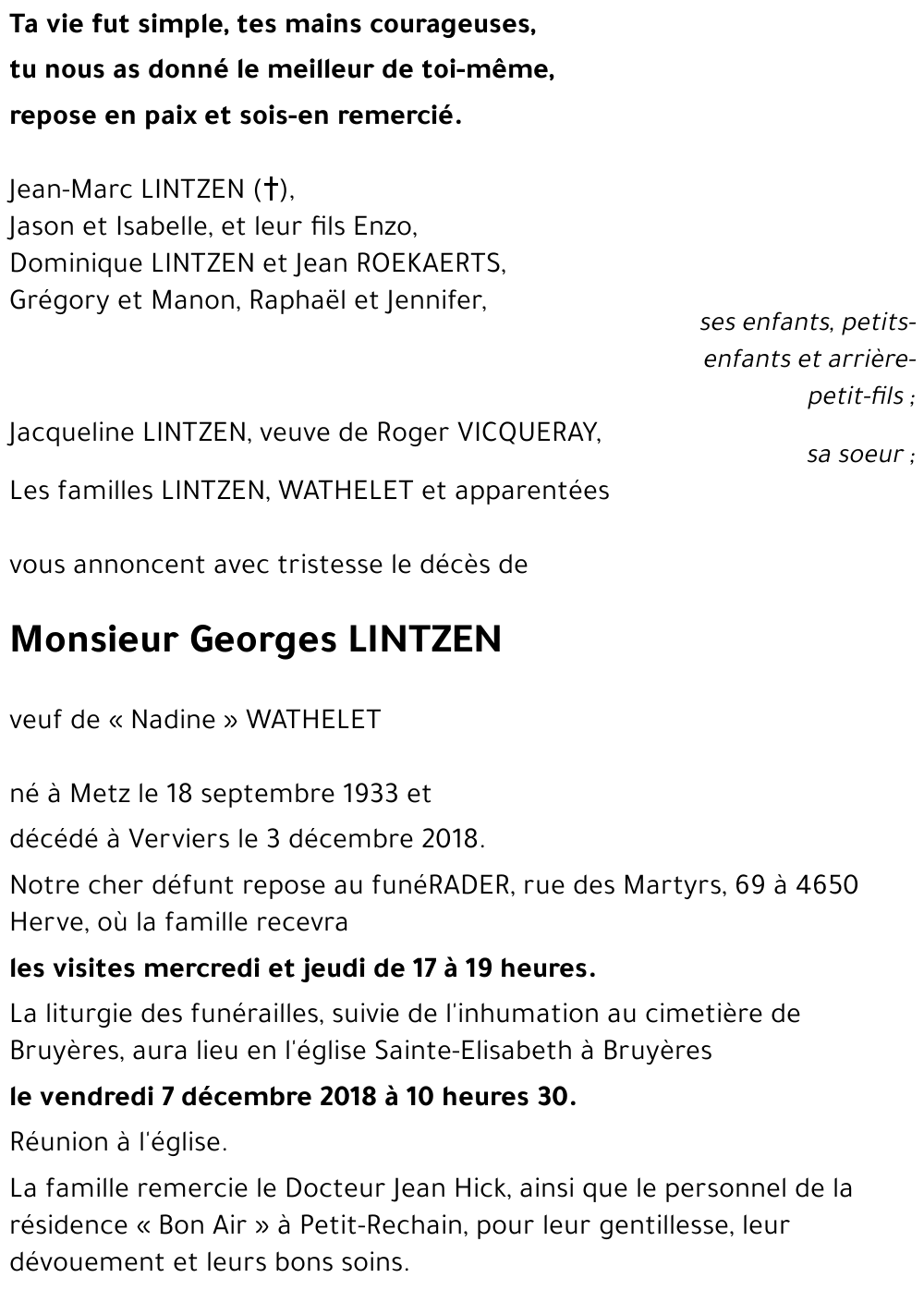Georges LINTZEN