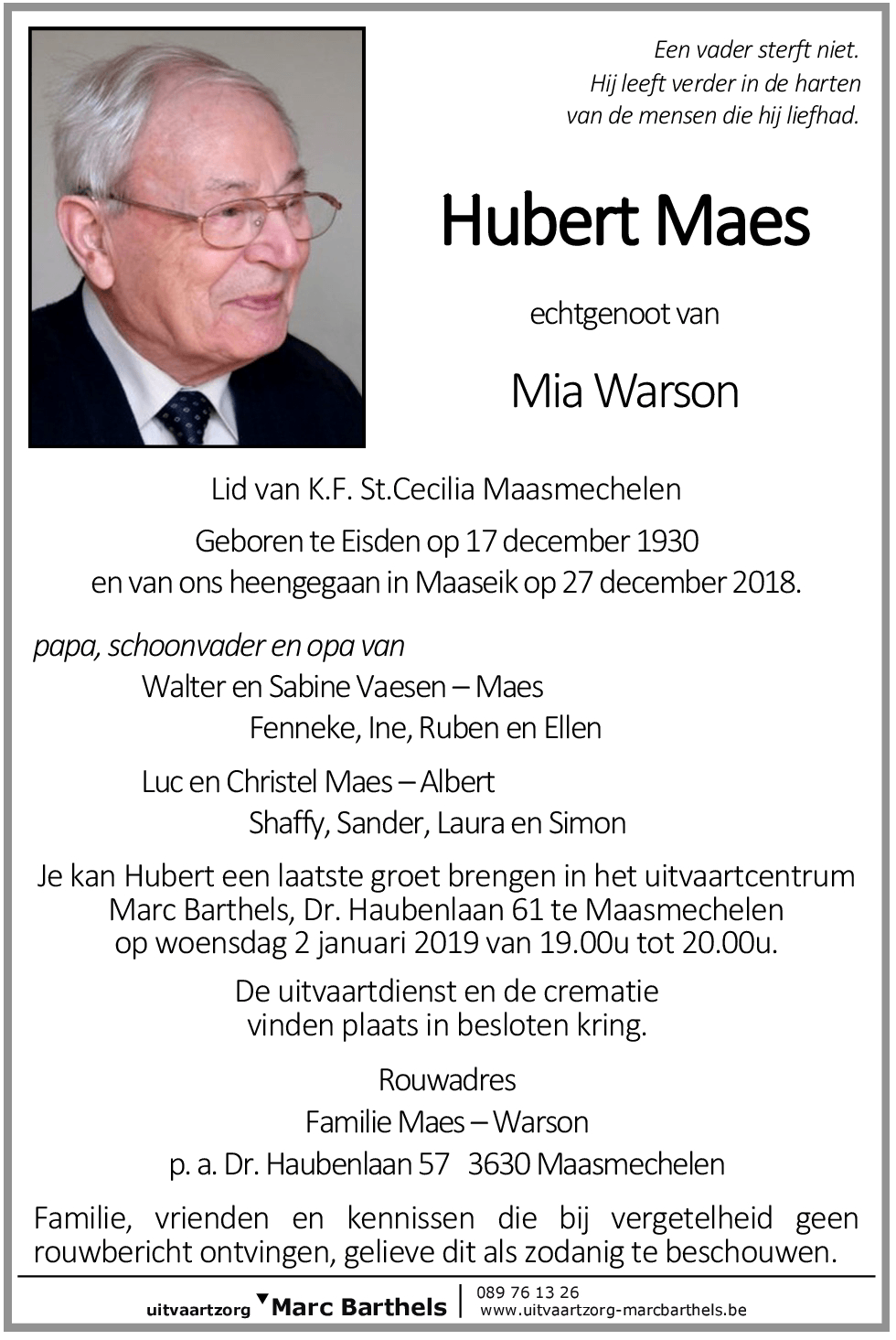 Hubert Maes