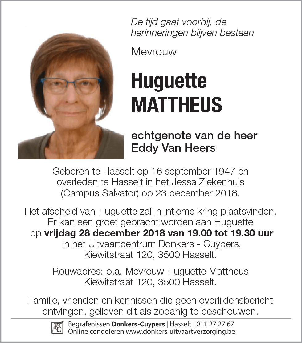 Huguette Mattheus
