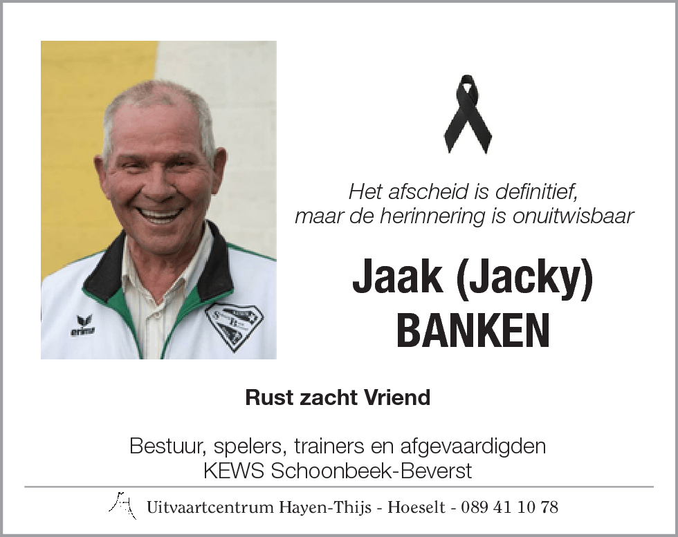 Jaak (Jacky) BANKEN
