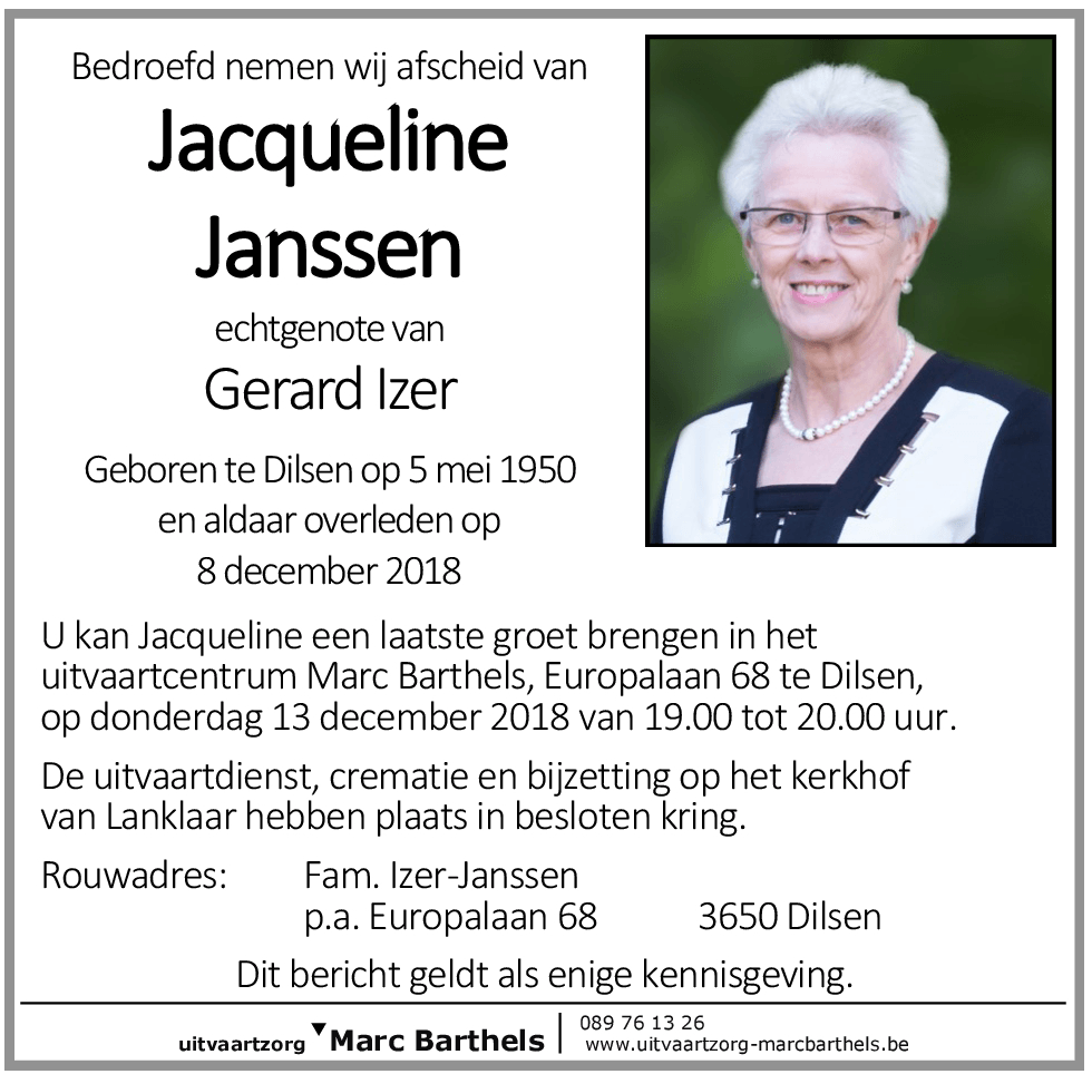 Jacqueline Janssen