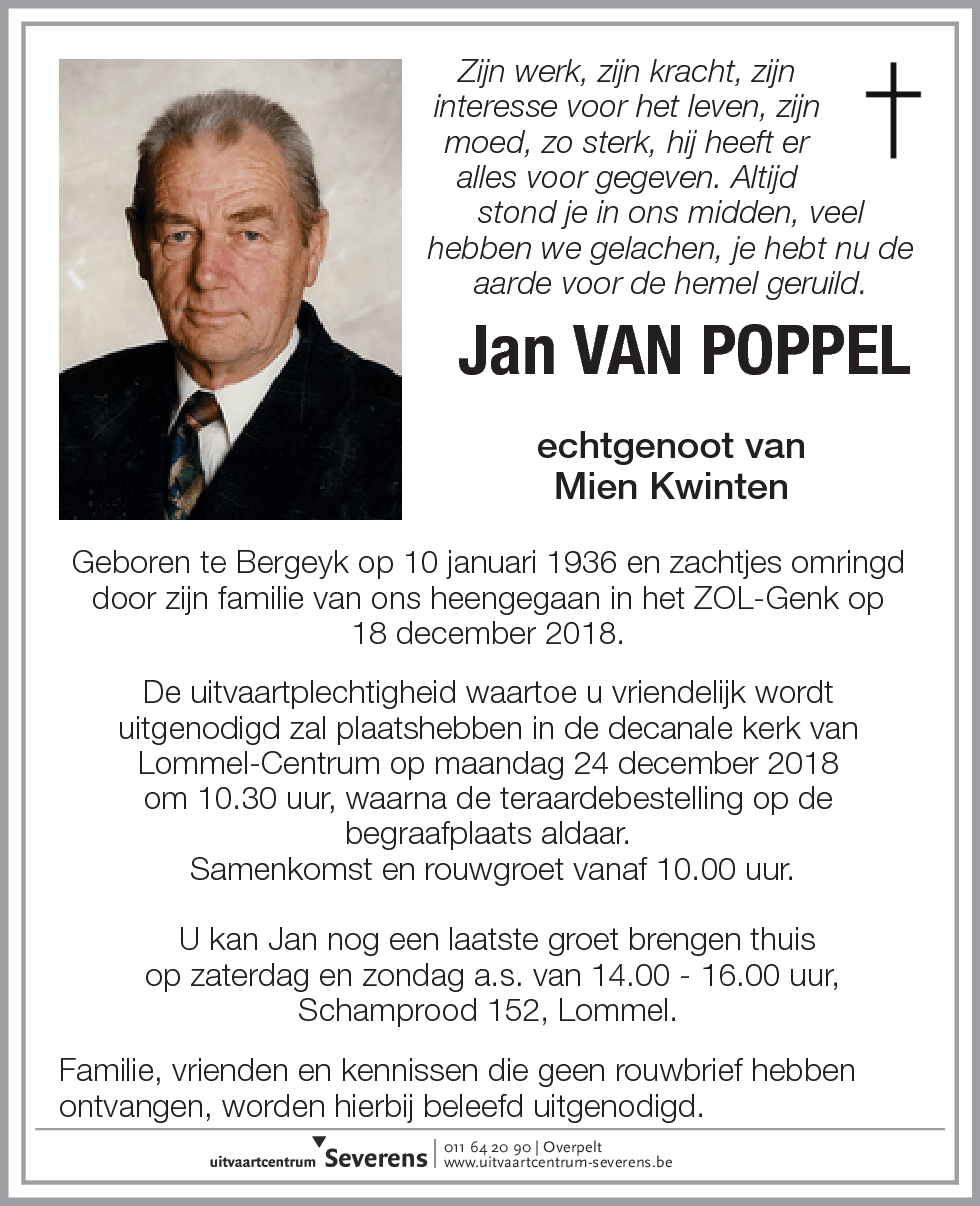 Jan van Poppel