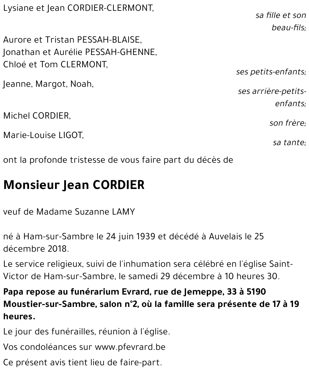 Jean CORDIER