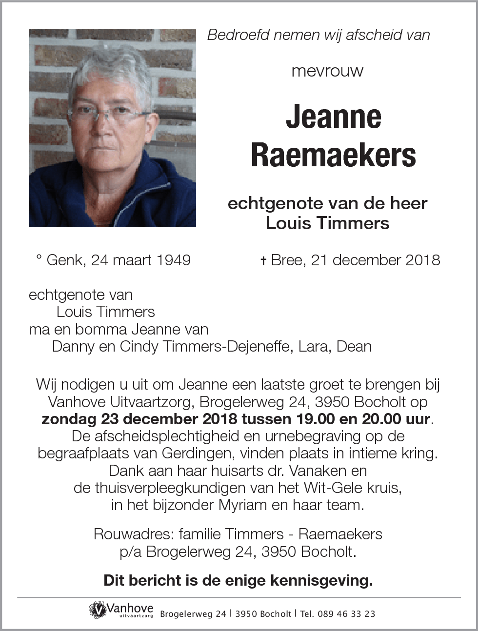 Jeanne Raemaekers