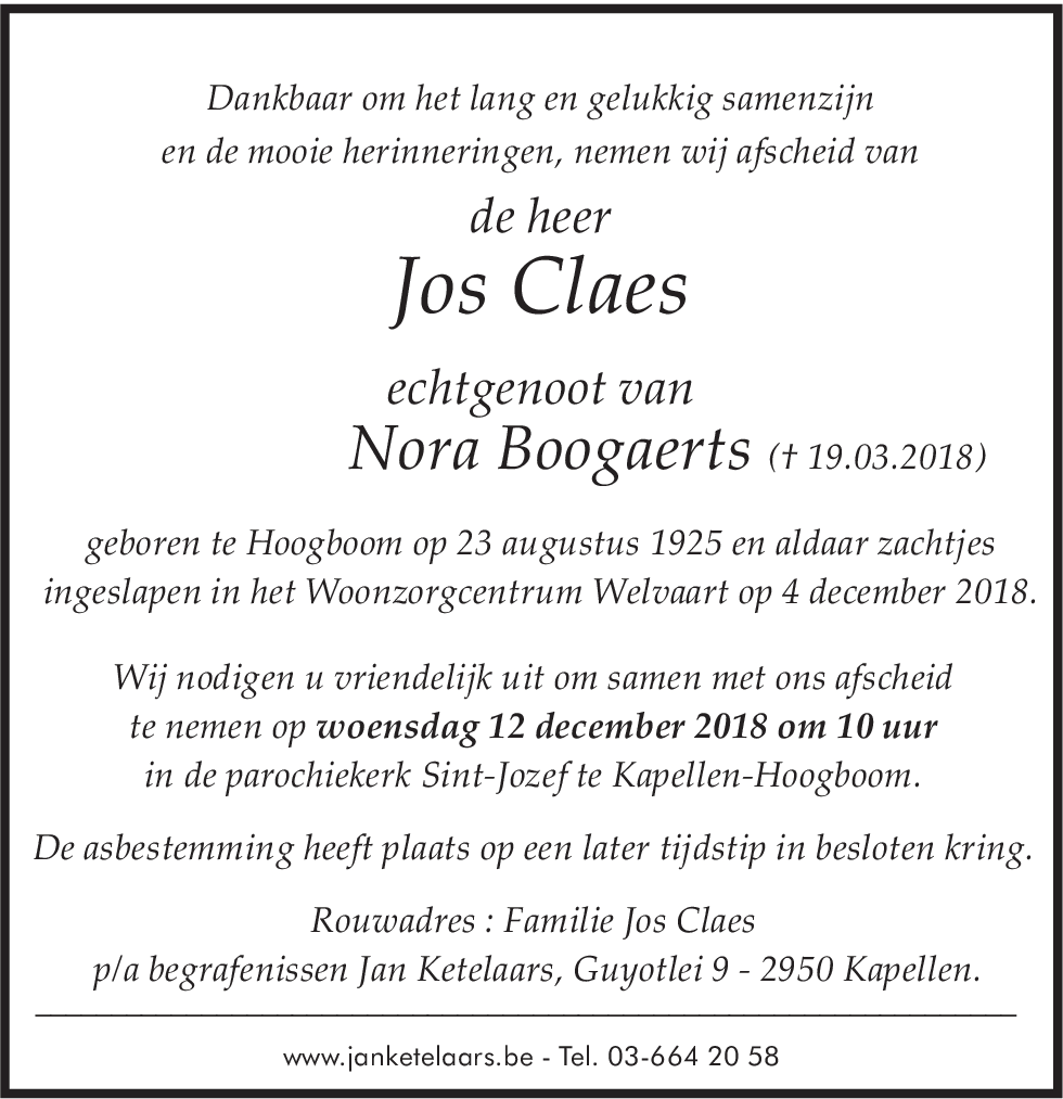 Jos Claes