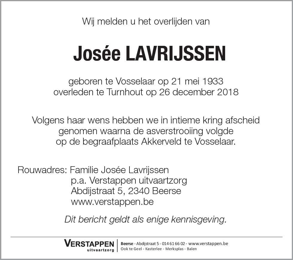 Josée Lavrijssen