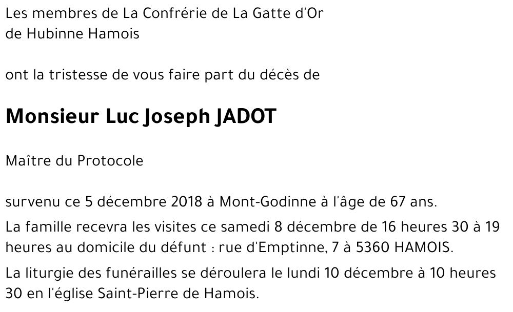 Luc JADOT
