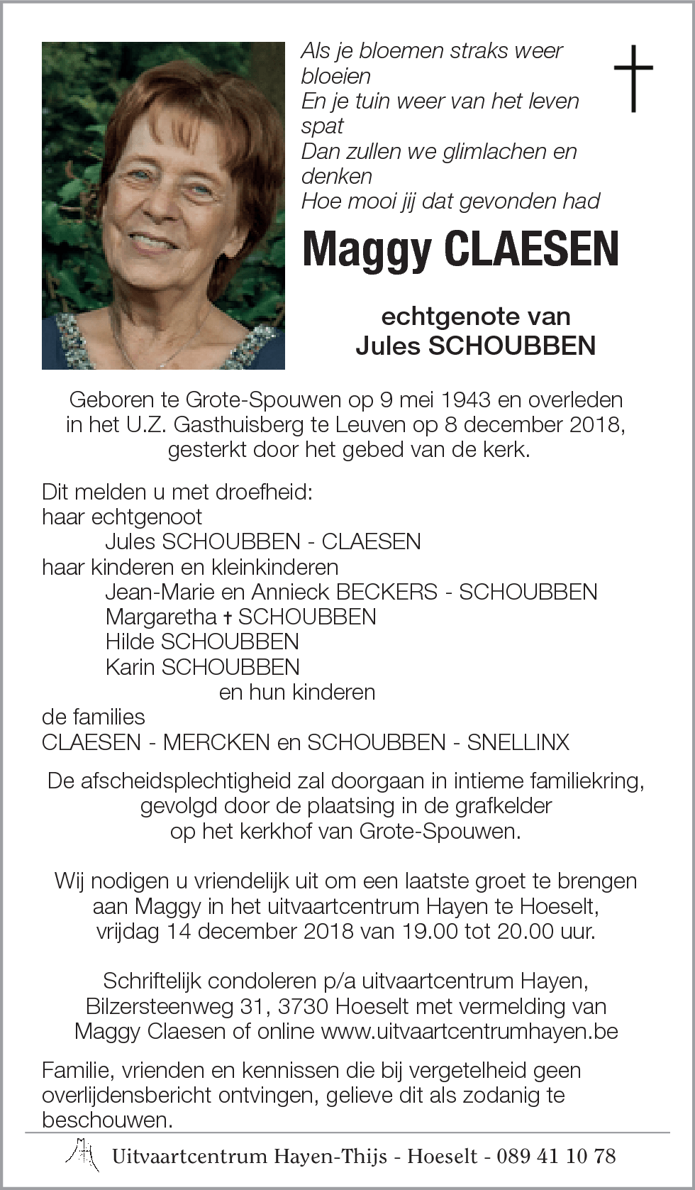 Maggy CLAESEN