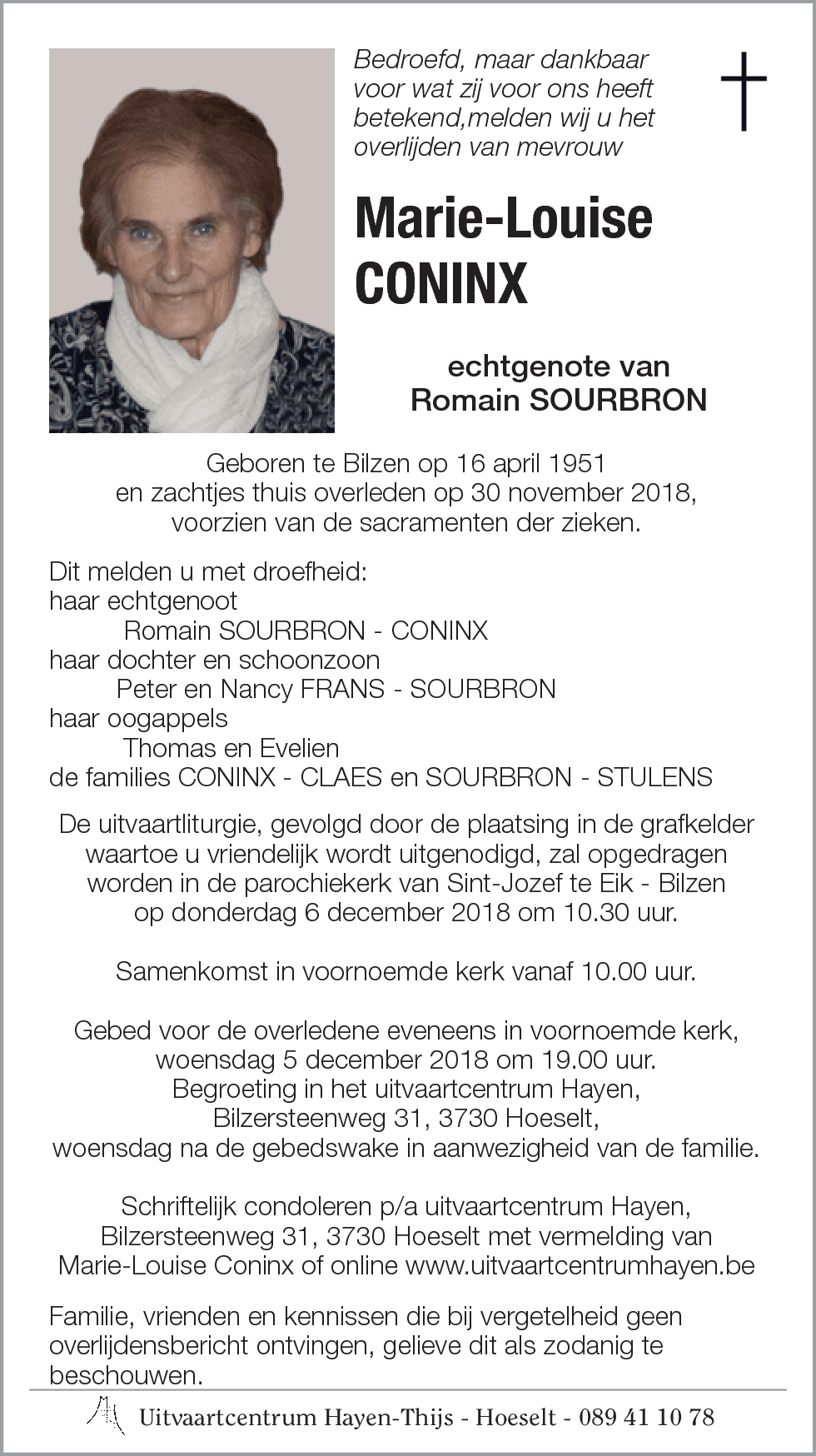 Marie-Louise CONINX