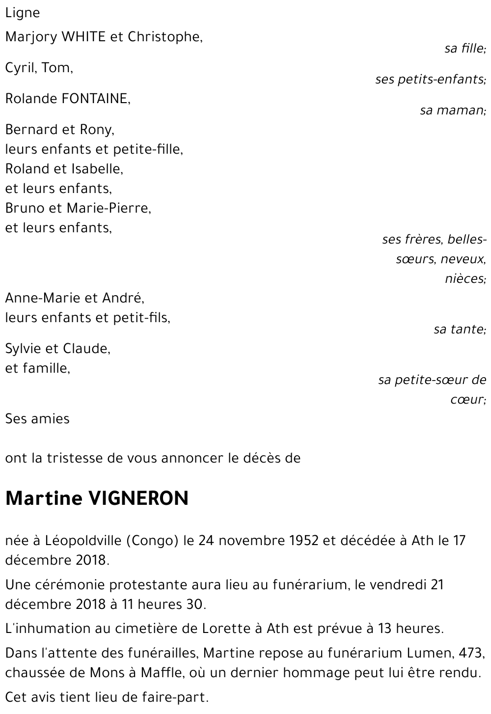 Martine VIGNERON
