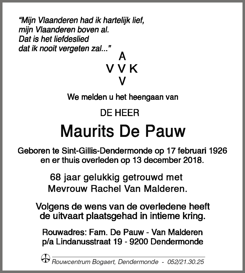 Maurits De Pauw