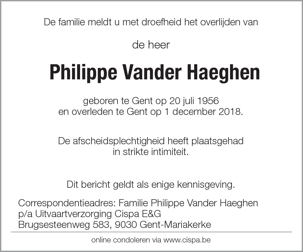 Philippe Vander Haeghen