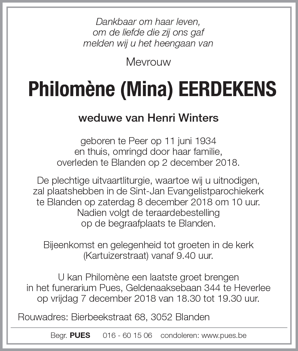 Philomène Eerdekens