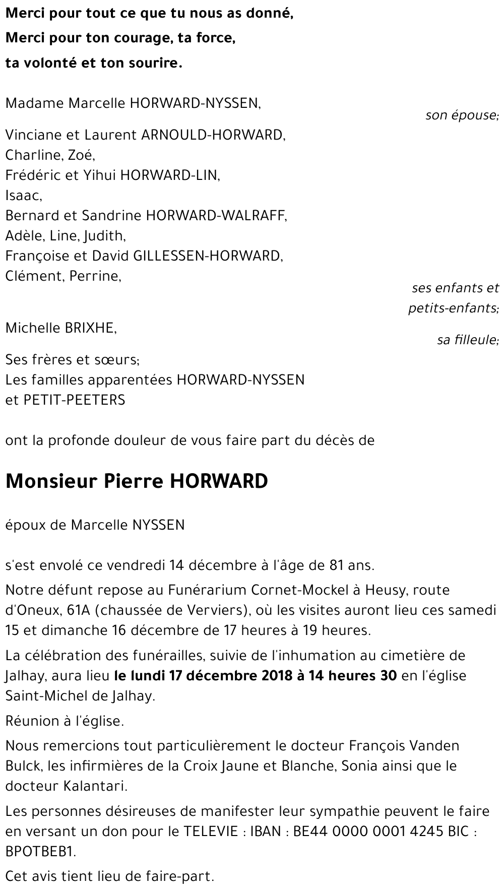 Pierre HORWARD