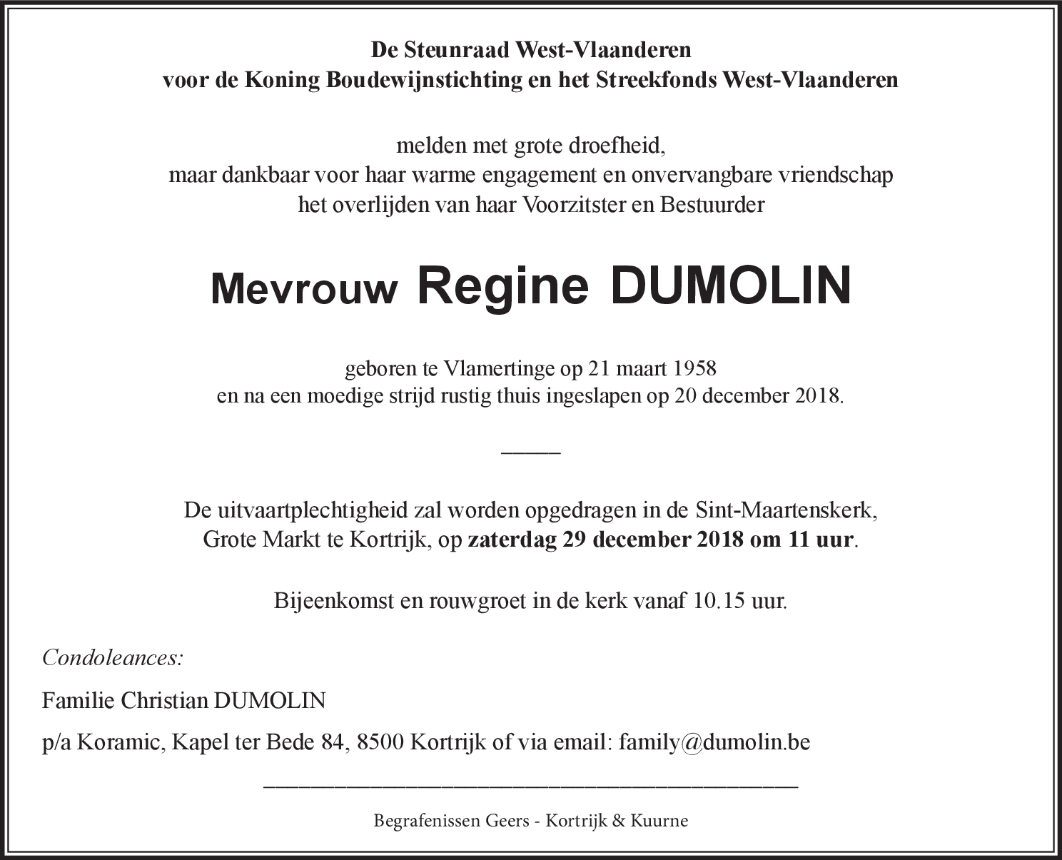 Regine DUMOLIN