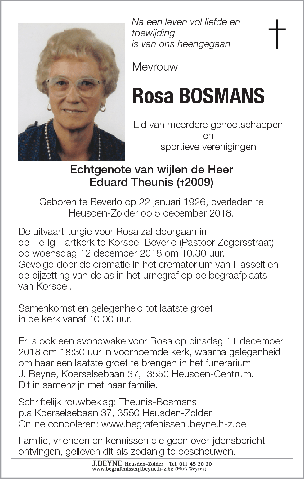 Rosa Bosmans
