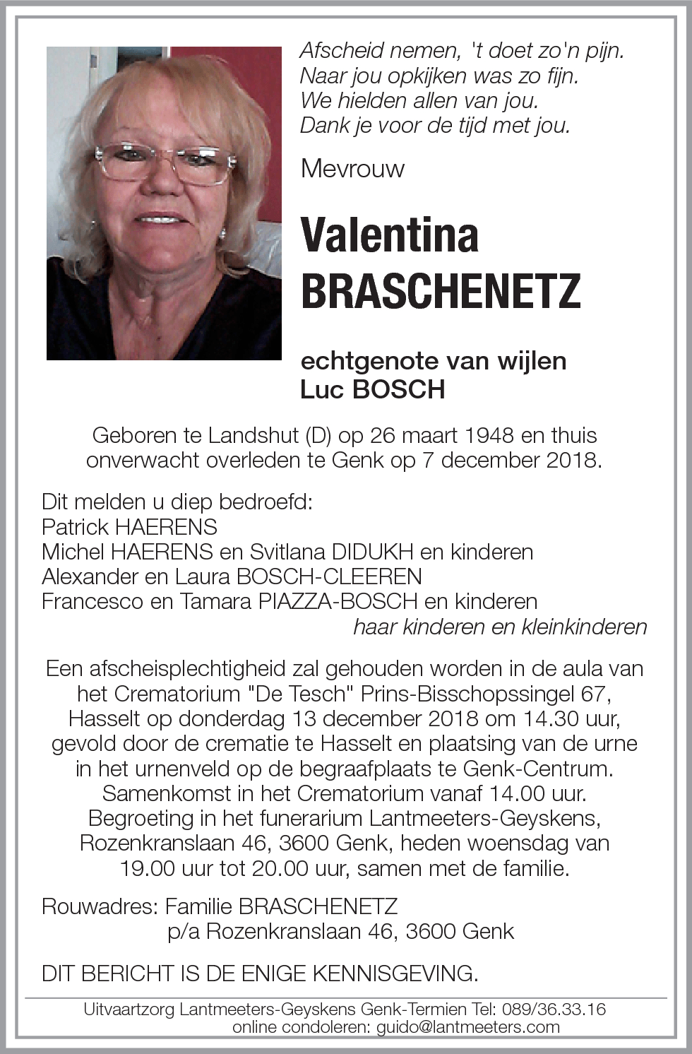 Valentina BRASCHENETZ