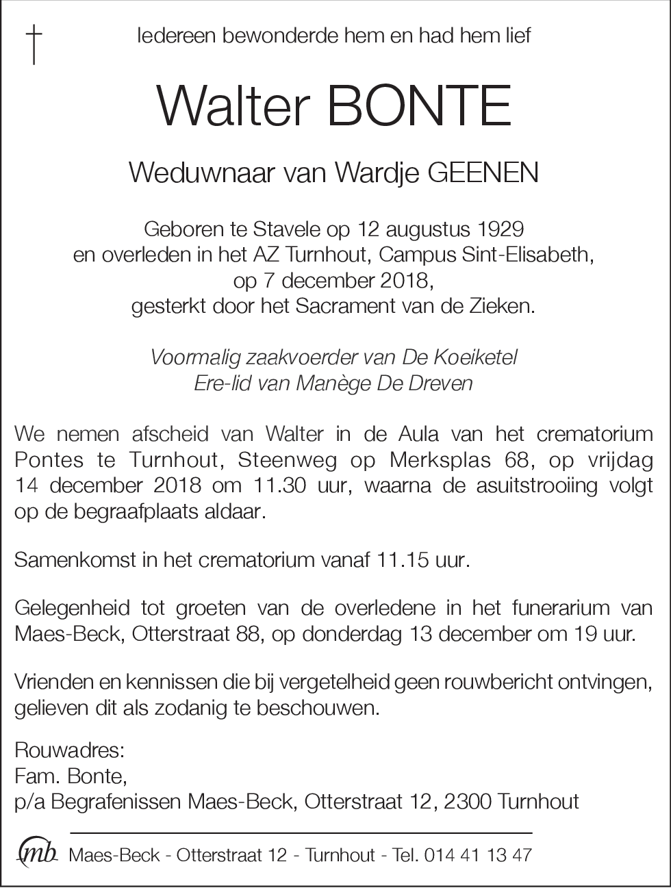 Walter Bonte