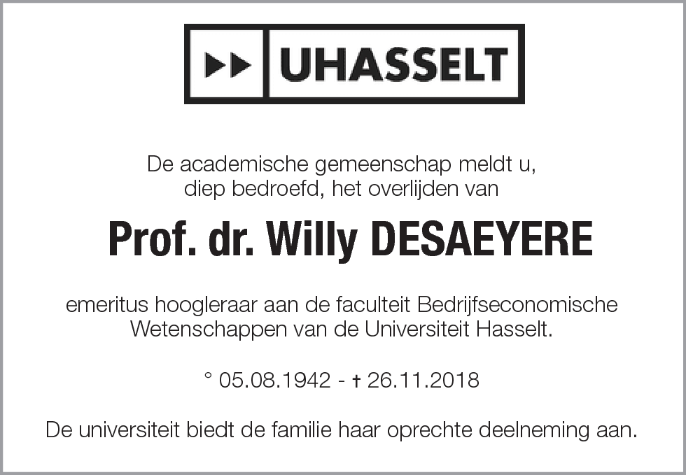 Willy Desaeyere