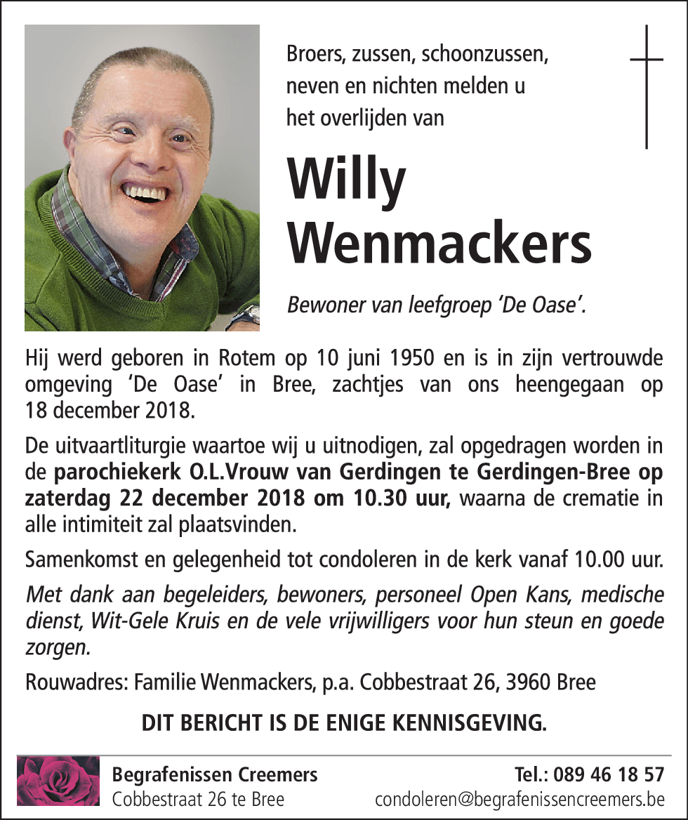 Willy Wenmaeckers