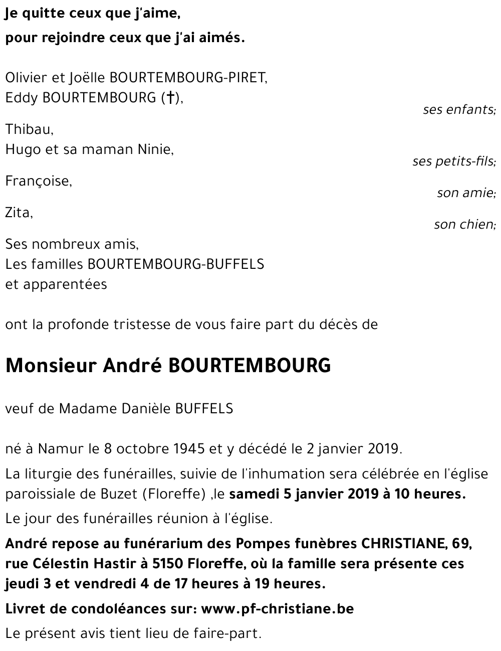 André BOURTEMBOURG